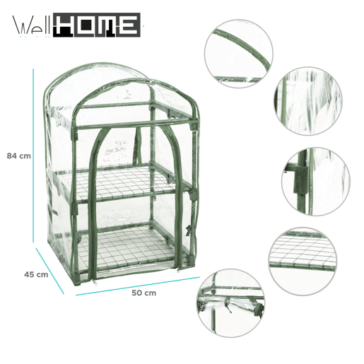 Estufa de 2 camadas Well Home com estrutura de metal