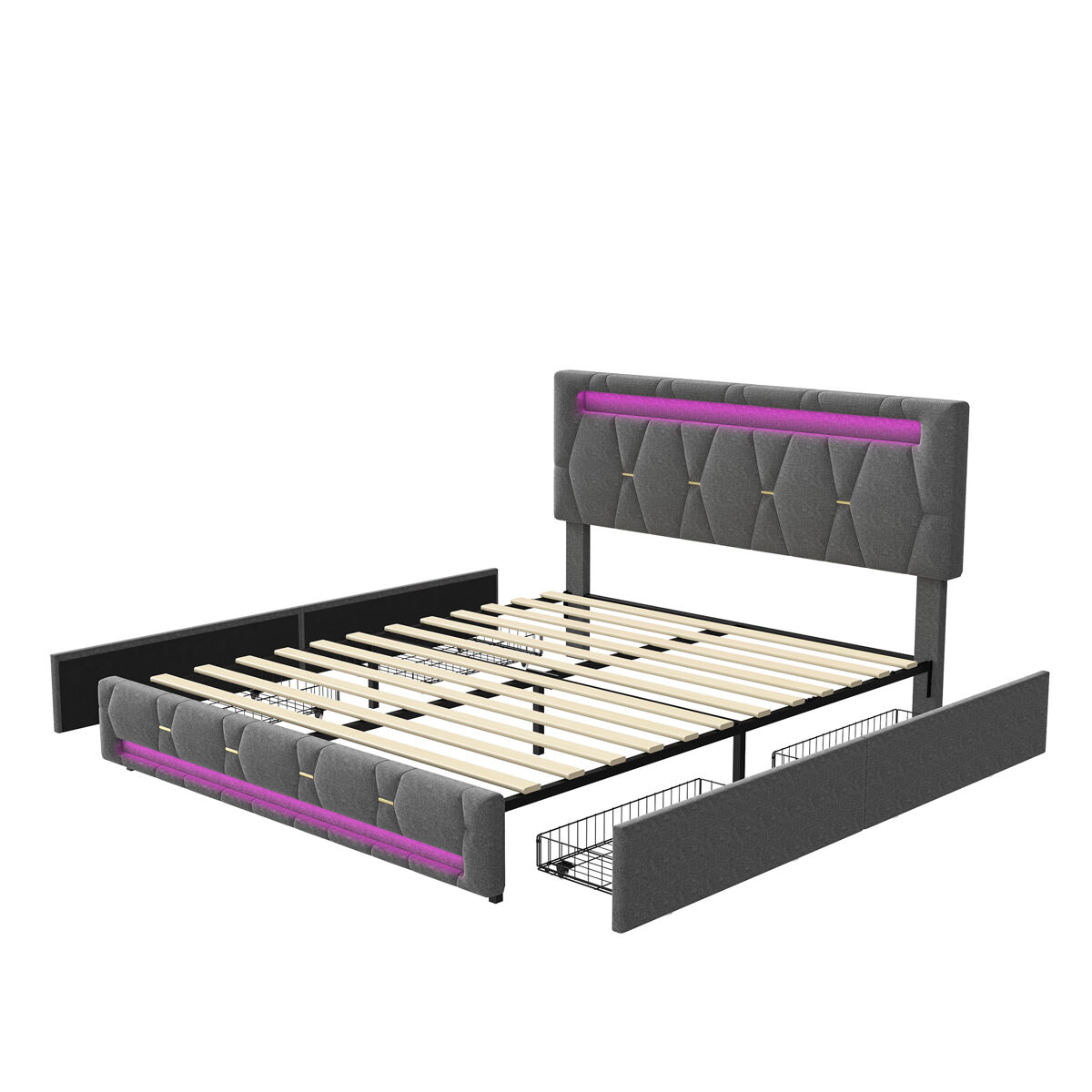 Cama con cajones 200x140