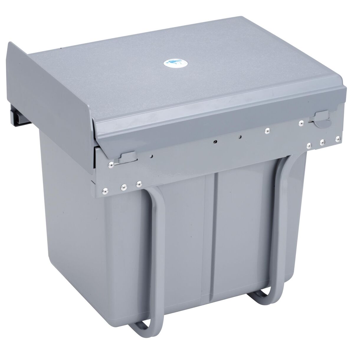 Cubos de basura bajo fregadero 20l, extraíble, con tapa