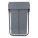 Cubos de basura bajo fregadero, extraíble, con tapa Cubos de basura bajo fregadero, extraíble, con tapa Gris