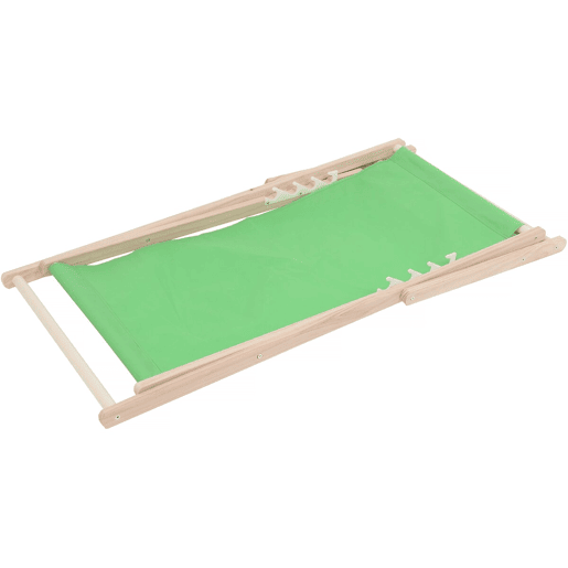 Conjunto de 2 espreguiçadeiras de madeira Chilienne - 107 x 56,5 x 81 cm - Verde