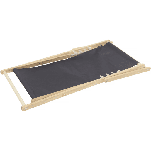 Conjunto de 2 espreguiçadeiras de madeira Chilienne - 107 x 56,5 x 81 cm - Cinza