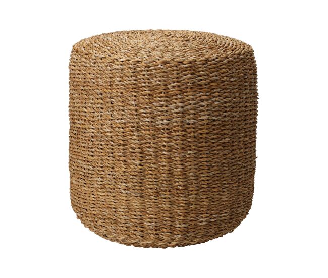 Well home pouf redondo natural 40x40x38cm