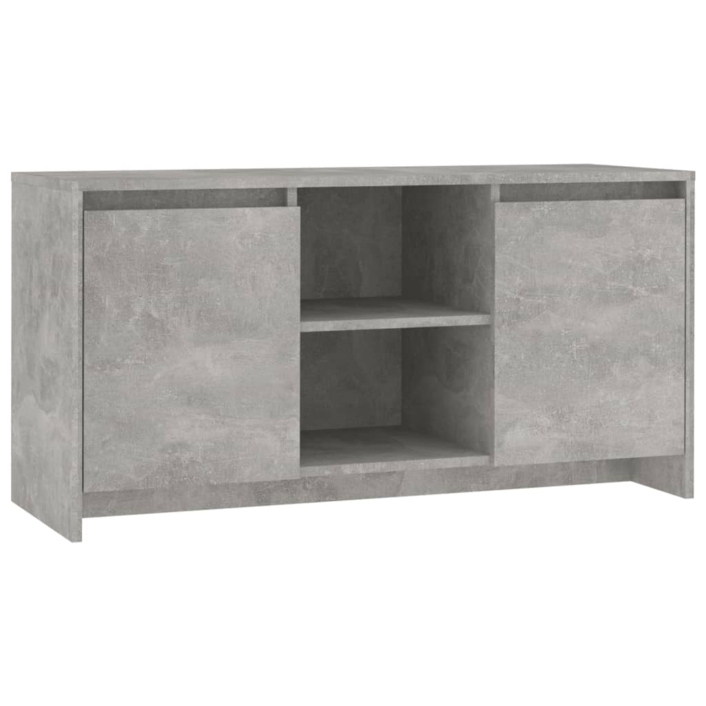 Mueble tv - mesa de tv madera contrachapada gris hormigón 102x37,5x52,5cm
