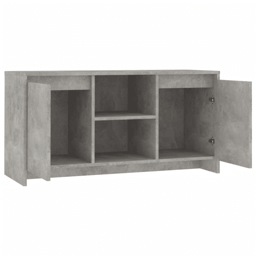 Móvel de TV - Modulo de TV - Armário de TV 102x37,5x52,5 cm derivados de madeira cinza cimento