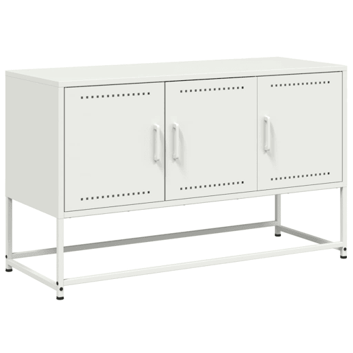 Móvel de TV - Modulo de TV - Armário de TV 100,5x39x60,5 cm aço branco