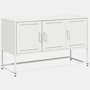 Móvel de TV - Modulo de TV - Armário de TV 100,5x39x60,5 cm aço branco