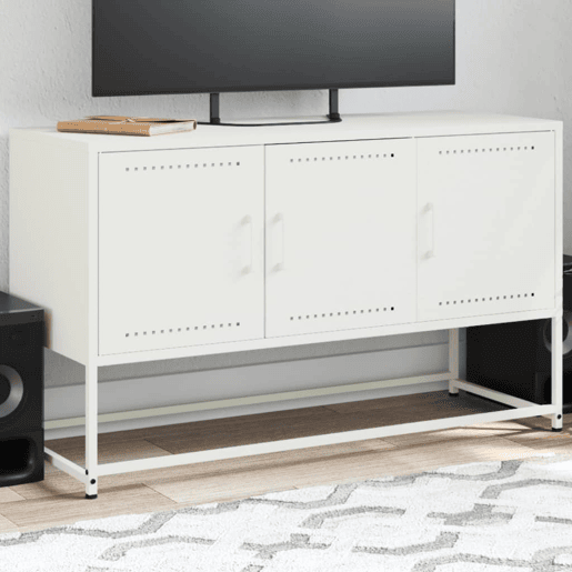 Móvel de TV - Modulo de TV - Armário de TV 100,5x39x60,5 cm aço branco