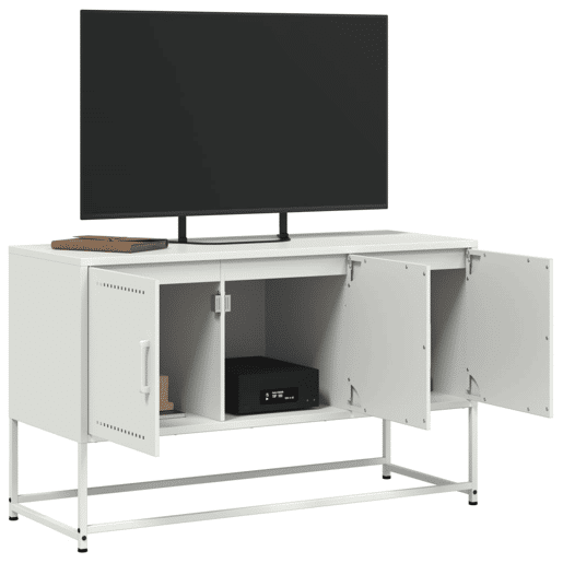 Móvel de TV - Modulo de TV - Armário de TV 100,5x39x60,5 cm aço branco