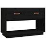 Móvel de TV - Modulo de TV - Armário de TV 90x40x60 cm madeira de pinho maciça preto