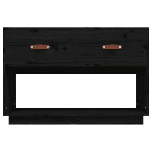 Móvel de TV - Modulo de TV - Armário de TV 90x40x60 cm madeira de pinho maciça preto