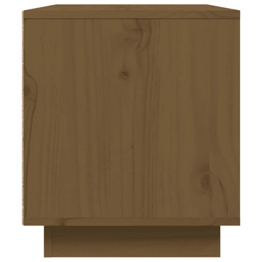 Móvel de TV - Modulo de TV - Armário de TV 80x35x40,5 cm madeira de pinho maciça castanho mel