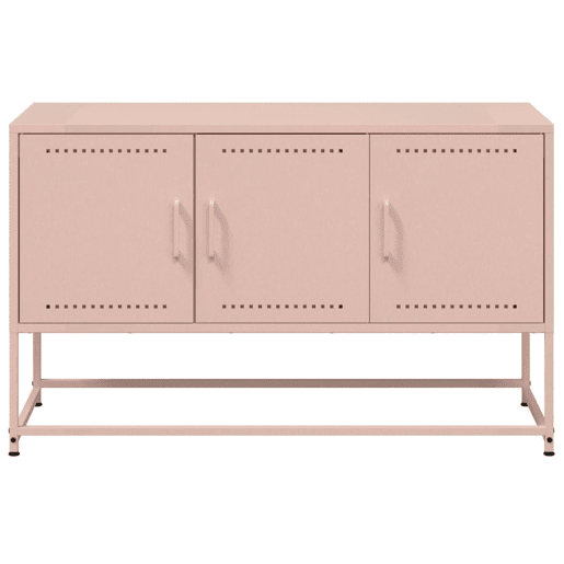 Móvel de TV - Modulo de TV - Armário de TV 100,5x39x60,5 cm aço rosa