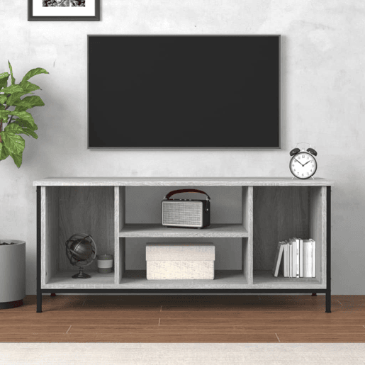 Móvel de TV - Modulo de TV - Armário de TV 102x35x45 cm derivados de madeira cinzento sonoma