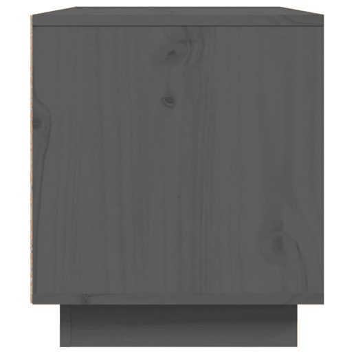 Móvel de TV - Modulo de TV - Armário de TV 80x35x40,5 cm madeira de pinho maciça cinzento