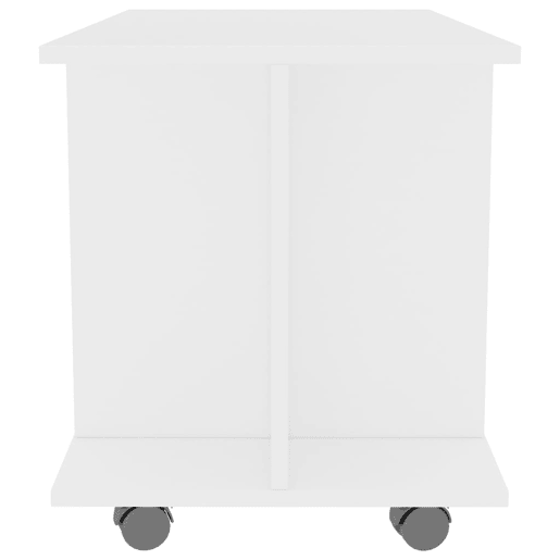Móvel de TV - Modulo de TV - Armário de TV com rodas 80x40x45 cm deriv.madeira branco