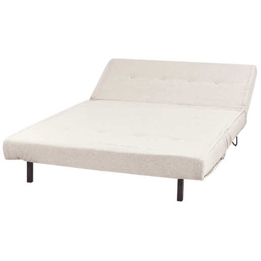 Conjunto de sala de estar VESTFOLD Tecido Creme claro 3 lugares