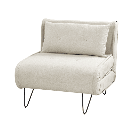 Conjunto de sala de estar VESTFOLD Tecido Creme claro 3 lugares