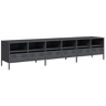 Móvel de TV - Modulo de TV - Armário de TV 202x39x43,5 cm aço laminado a frio antracite