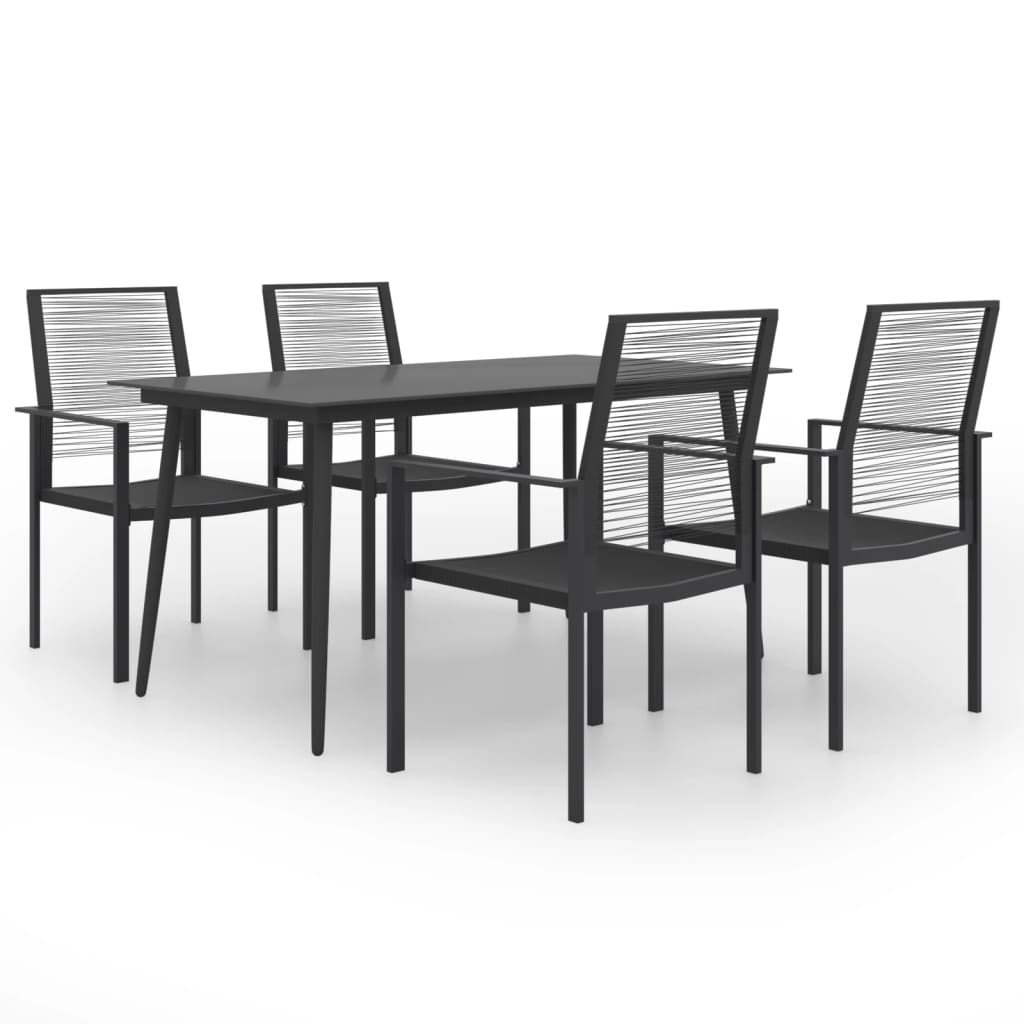 Juego de comedor para jardín 5 piezas