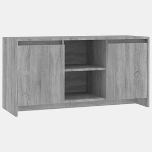 Móvel de TV - Modulo de TV - Armário de TV 102x37,5x52,5 cm derivados madeira sonoma cinza