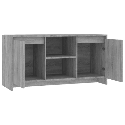 Móvel de TV - Modulo de TV - Armário de TV 102x37,5x52,5 cm derivados madeira sonoma cinza
