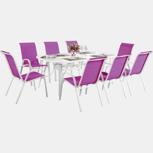 Conjunto de móveis de jardim Cordoba XL 180 - Phoenix - Fúchsia