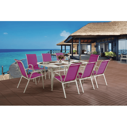 Conjunto de móveis de jardim Cordoba XL 180 - Phoenix - Fúchsia