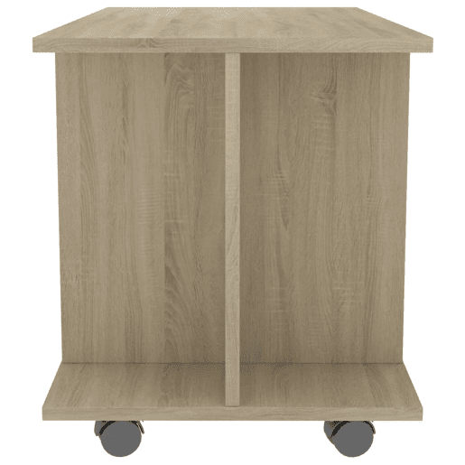 Móvel de TV - Modulo de TV - Armário de TV com rodas 80x40x45 cm deriv.madeira carvalho sonoma