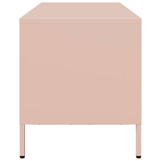 Móvel de TV - Modulo de TV - Armário de TV 68x39x43,5 cm aço laminado a frio rosa