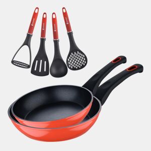 Conjunto de 2 frigideiras CLASSIQUE em + utensílios de cozinha Bergner