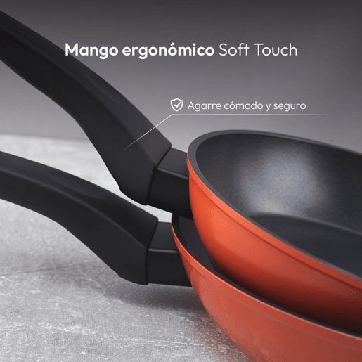 Conjunto de 2 frigideiras CLASSIQUE em + utensílios de cozinha Bergner