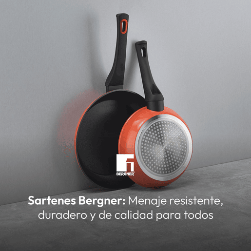 Conjunto de 2 frigideiras CLASSIQUE em + utensílios de cozinha Bergner