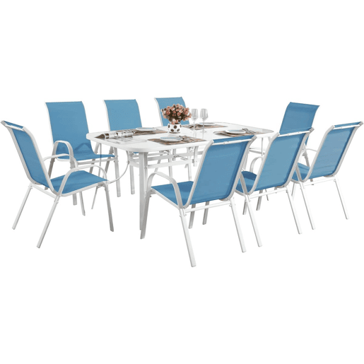 Conjunto de móveis de jardim Cordoba XL 180 - Phoenix - Azul
