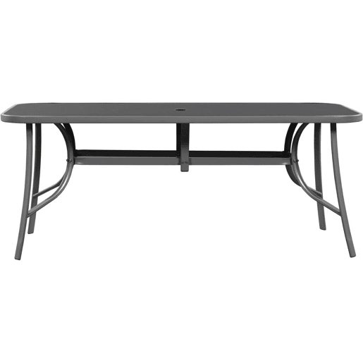 Conjunto de móveis de jardim de 8 lugares Cordoba XL 180 - Phoenix - Cinza escuro