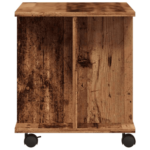 Móvel de TV - Modulo de TV - Armário de TV com rodas 80x40x45 cm deriv. madeira madeira velha