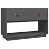 Móvel de TV - Modulo de TV - Armário de TV 90x40x60 cm madeira de pinho maciça cinzento