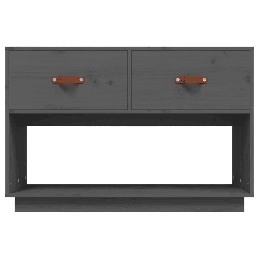 Móvel de TV - Modulo de TV - Armário de TV 90x40x60 cm madeira de pinho maciça cinzento