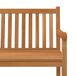 Juego de comedor para jardín 4 piezas madera maciza de teca Juego de comedor para jardín 4 piezas madera maciza de teca Marrón
