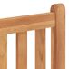 Juego de comedor para jardín 4 piezas madera maciza de teca Juego de comedor para jardín 4 piezas madera maciza de teca Marrón