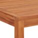 Juego de comedor para jardín 4 piezas madera maciza de teca Juego de comedor para jardín 4 piezas madera maciza de teca Marrón