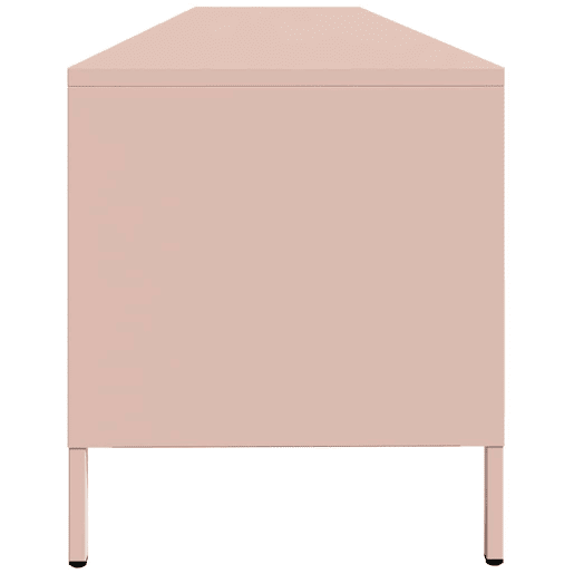 Móvel de TV - Modulo de TV - Armário de TV 202x39x43,5 cm aço laminado a frio rosa