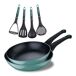 Juego de 2 Sartenes CLASSIQUE en + Utensilios de cocina Bergner Juego de 2 Sartenes CLASSIQUE en + Utensilios de cocina Bergner Negro