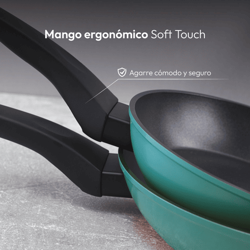 Conjunto de 2 frigideiras CLASSIQUE em + utensílios de cozinha Bergner