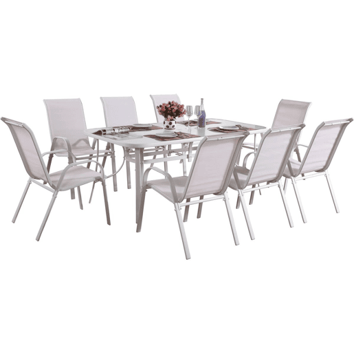 Móveis de jardim em têxtil Cordoba XL 180 - Phoenix - Ecru