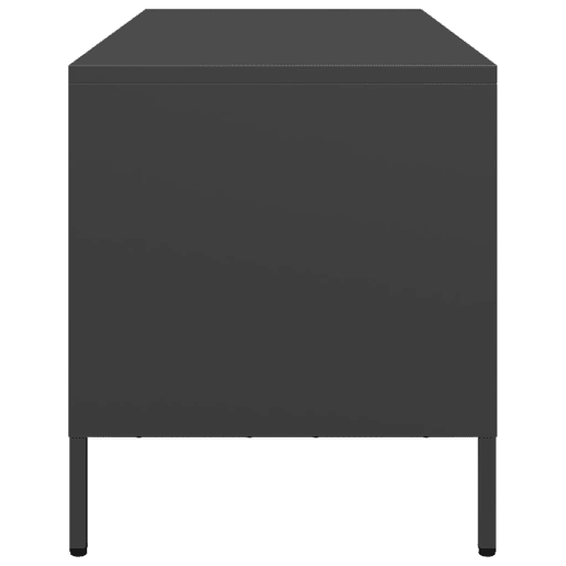 Móvel de TV - Modulo de TV - Armário de TV 101,5x39x43,5 cm aço laminado a frio preto