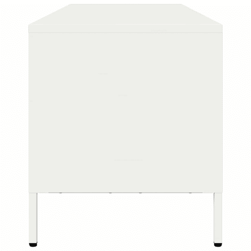 Móvel de TV - Modulo de TV - Armário de TV 135x39x43,5 cm aço laminado a frio branco