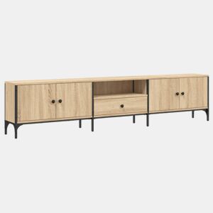 Móvel TV - Modulo de TV - Armário de TV c gaveta 200x25x44 cm deriv. madeira carvalho sonoma