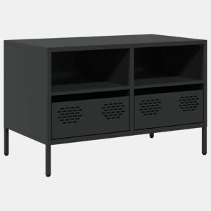 Móvel de TV - Modulo de TV - Armário de TV 68x39x43,5 cm aço laminado a frio preto