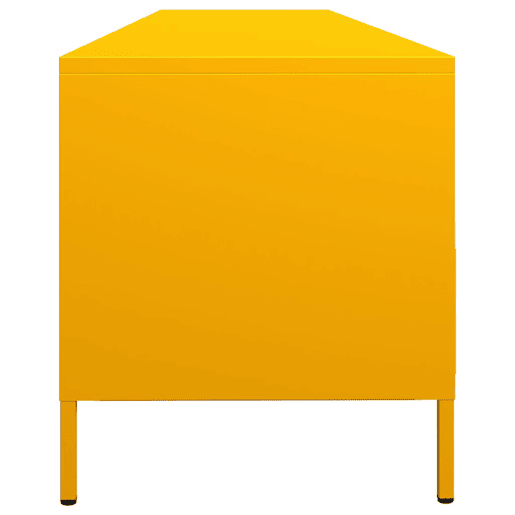 Móvel de TV - Modulo de TV - Armário de TV 202x39x43,5 cm aço laminado a frio amarelo mostarda